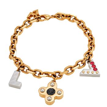 lv手链多少钱, [二手商品] Louis Vuitton | Louis Vuitton Multicolor Love Letter Timeless Bracelet商品图片 7.1折, 满1件减$100, 满减