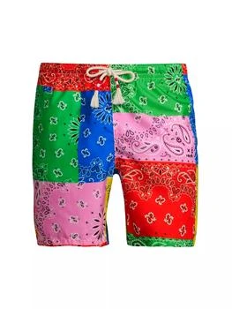 Mc2 Saint Barth | Handkerchief Swim Shorts,商家Saks Fifth Avenue,价格¥484