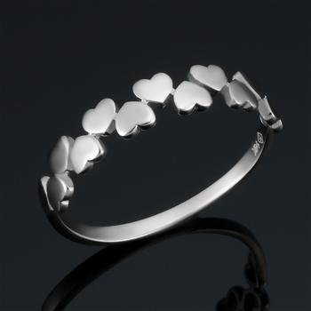 商品Fremada | 14k White Gold Hearts Ring,商家Premium Outlets,价格¥782图片