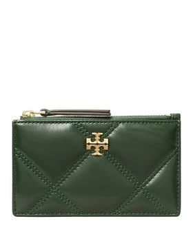 Tory Burch | Kira Diamond Quilt Zip Card Case,商家Bloomingdale's,价格¥670