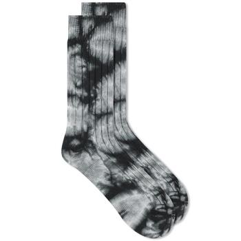 女装stussy短袖, STUSSY | Stussy Dyed Ribbed Crew Socks商品图片 