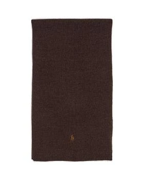 Ralph Lauren | Polo Ralph Lauren Pony Logo Embroidered Knitted Scarf 8.1折, 独家减免邮费