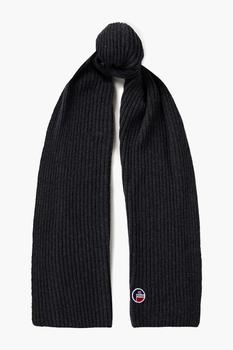 推荐Ribbed merino wool and cashmere-blend scarf商品