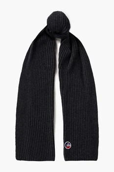 推荐Ribbed merino wool and cashmere-blend scarf商品