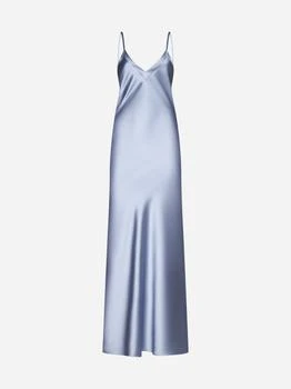 BLANCA VITA | Arcitium satin long slip dress,商家d'Aniello boutique,价格¥3374