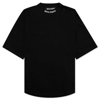 推荐Palm Angels Classic Logo Over Tee - Black/White商品