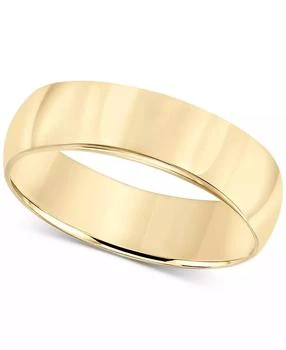 Macy's | 14k Gold 6mm Wedding Band,商家Macy's,价格¥7017