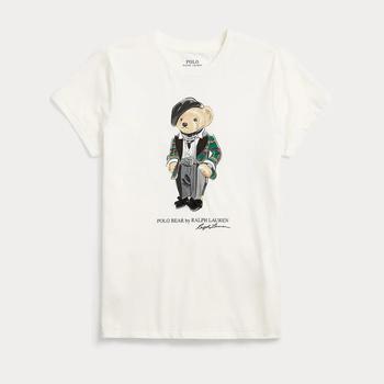推荐Polo Ralph Lauren Bear Printed Cotton-Jersey T-Shirt商品