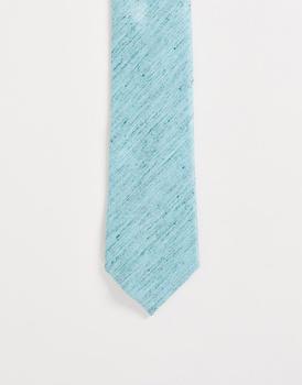 ASOS | ASOS DESIGN slim tie in turquise texture商品图片,5折×额外8折x额外9.5折, 独家减免邮费, 额外八折, 额外九五折