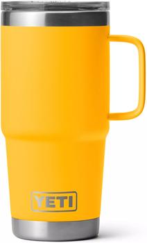 【瑕疵轻微凹陷磨损】YETI 20 oz. Rambler Travel Mug with Stronghold Lid