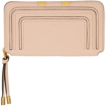 Chloé | 粉色 Maricie 长款钱包,商家SSENSE CN,价格¥5597