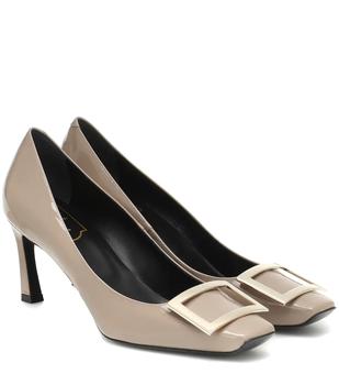 Roger Vivier, Roger Vivier | Belle Vivier Trompette patent leather pumps商品图片 