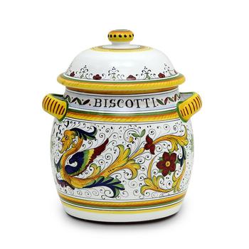 商品Artistica - Deruta of Italy | Raffaellesco: Traditional Deruta Biscotti Jar,商家Verishop,价格¥2208图片