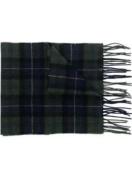 推荐BARBOUR - Wool Scarf With Tartan Motif商品