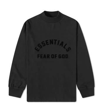 Essentials | Fear of God ESSENTIALS Kids Core 23 Long Sleeve T-Shirt - Black 6.9折