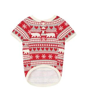 Little Blue House by Hatley Kids | Fair Isle Bear Dog Pajama,商家Zappos,价格¥142