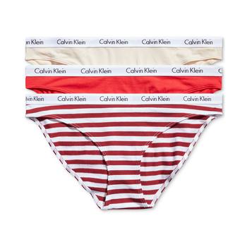 Calvin Klein CK QD3588 Carousel 女士内裤 - 3条装,价格$35