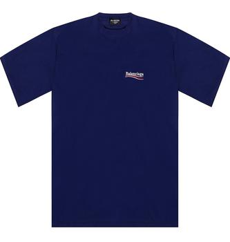 Balenciaga | Balenciaga Political Campaign Logo Printed Crewneck T-Shirt商品图片,8.6折
