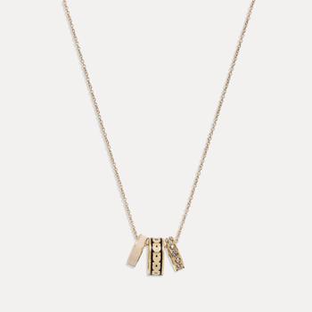 Coach | Coach Gold-Plated, Enamel and Crystal Necklace商品图片,