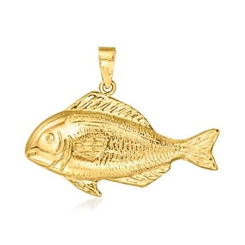 Ross-Simons | Ross-Simons Italian 14kt Yellow Gold Fish Pendant,商家Premium Outlets,价格¥1605