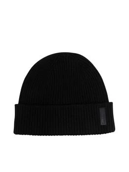 Giorgio Armani | logo-patch cashmere-knit beanie 