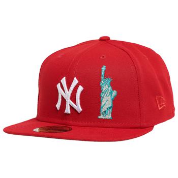 推荐New Era Yankees 59Fifty HL Statue Of Liberty Fitted Cap - Men's商品