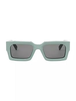 推荐Bold 3 Dots 54MM Rectangular Sunglasses商品