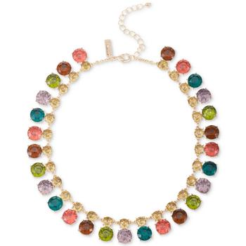 推荐Gold-Tone Color Stone All-Around Statement Necklace, 16" + 3" extender, Created for Macy's商品