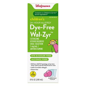 商品Wal-Zyr Children's Allergy Relief Bubblegum,商家Walgreens,价格¥103图片