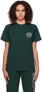 Sporty & Rich | Green Crest T-Shirt商品图片,8.1折