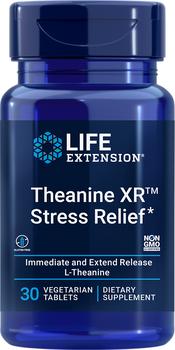商品Life Extension Theanine XR™ Stress Relief* (30 Vegetarian Tablets)图片