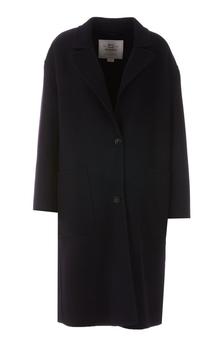 推荐Woolrich Single-Breasted Long-Sleeved Coat商品
