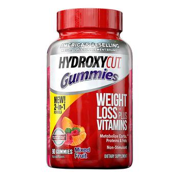 推荐Hydroxycut Gummies Weight Loss Plus Vitamins, Mixed Fruit, 90 Ea商品