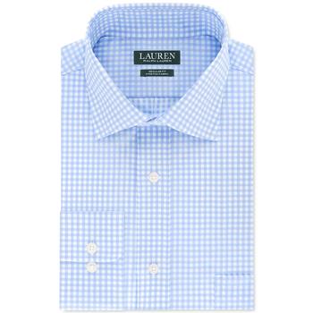 拉夫劳伦连衣裙是什么牌子, Ralph Lauren | Men's Regular-Fit Non-Iron UltraFlex Stretch Performance Gingham Check Dress Shirt商品图片 6折