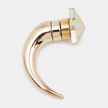 纪梵希耳环海淘, [二手商品] Givenchy | Givenchy Star Shark Tooth Two Tone Metal Single Magnetic Earring商品图片 3.7折