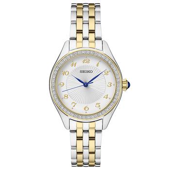 美国精工女表, Seiko | Women's Two-Tone Stainless Steel Bracelet Watch 29mm商品图片 7.5折