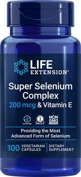 Life Extension | Life Extension Super Selenium Complex, 100 vegetarian - 200 mcg (200 mcg, 100 vegetarian capsules),商家Life Extension,价格¥76