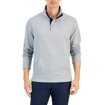 Club Room | Men's Snap-Collar Mock-Neck Sweatshirt, Created for Macy's 7.5折, 独家减免邮费