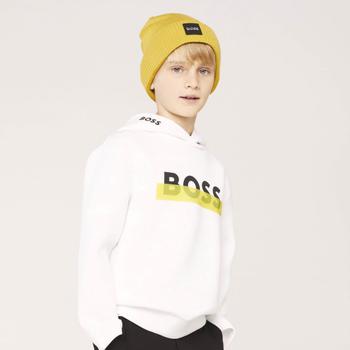 Hugo Boss | White Logo Hoodie商品图片,额外7.5折, 额外七五折