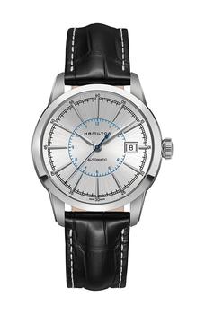 汉密尔顿手表, Hamilton | Men's Railroad Automatic Embossed Leather Strap Watch, 40mm商品图片 4.9折