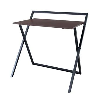 Teamson Home 22" Folding Wooden Home Office Computer Desk with Metal Base