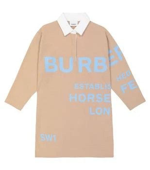 Burberry | Horseferry印花棉质连衣裙,商家MyTheresa CN,价格¥3186