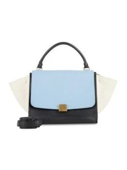[二手商品] Celine | Colorblock Leather Top Handle Bag 