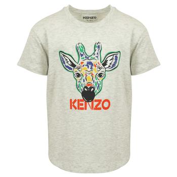 推荐Grey Marl Giraffe Logo T Shirt商品