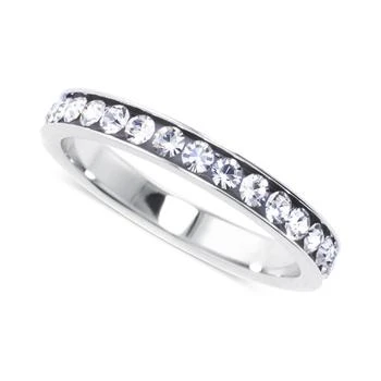 Giani Bernini | Crystal Eternity Stackable Band in Sterling Silver, Created for Macy's,商家Macy's,价格¥410