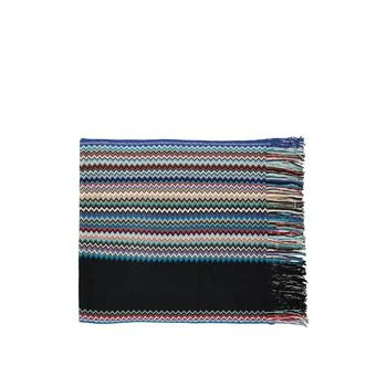 推荐Missoni Fringed Crochet-Knit Scarf商品