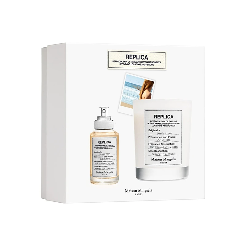 推荐Maison margiela梅森马吉拉沙滩漫步套盒 香水30ml+蜡烛165g商品