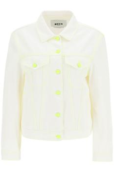 商品Msgm denim jacket with fluorescent stiching,商家Baltini,价格¥1365图片