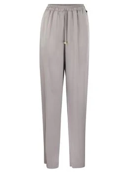 ELISABETTA FRANCHI | Elisabetta Franchi Drawstring Tapered Trousers,商家Cettire,价格¥1816