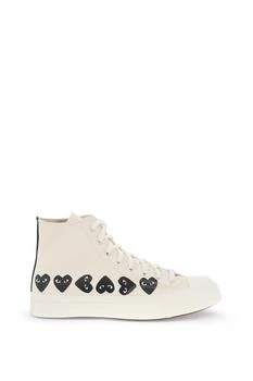 Comme des Garcons | Multi Heart Converse X Comme Des Garçons Play Hi-top Sneakers,商家Italist,价格¥1175